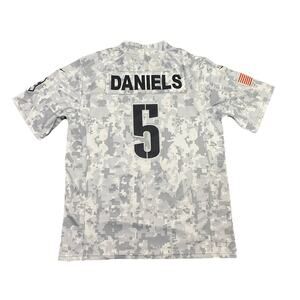 Washington Commanders | Men’s Medium #5 Jayden Daniels “Salute to Service”